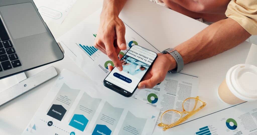 business working at targeting new markets