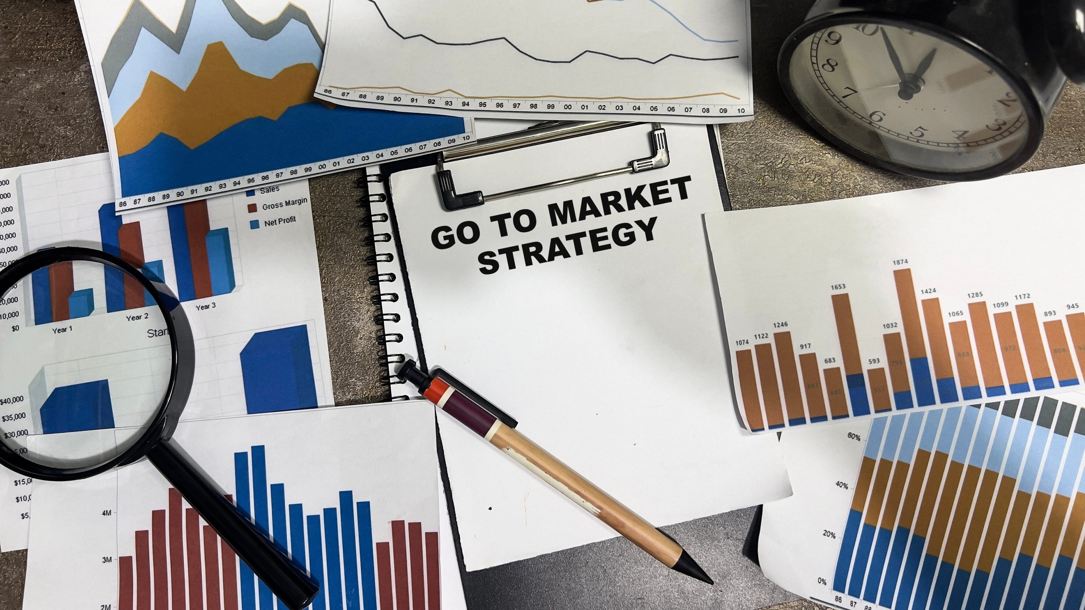 Go to Market Strategy on clipboard