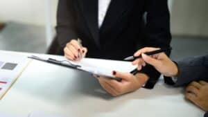 Signing of documents