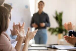 Clapping for peer