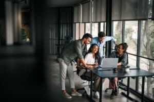 Team working together
