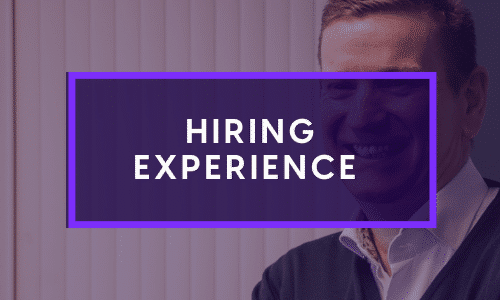 Hiring experience