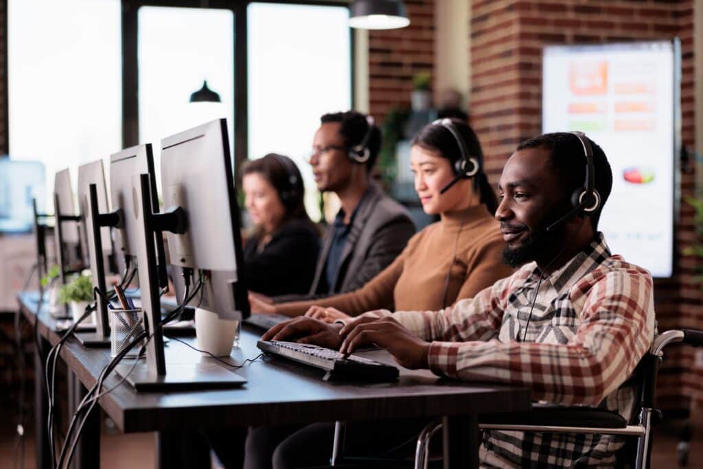 Telephone sales for lead generation